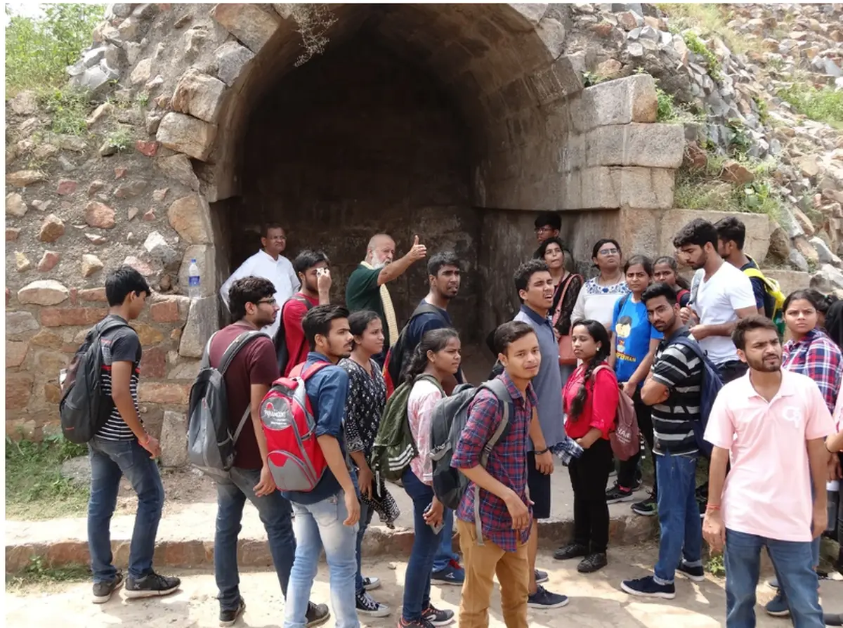 From a heritage walk conducted by Karwaan From a heritage walk conducted by Karwaan