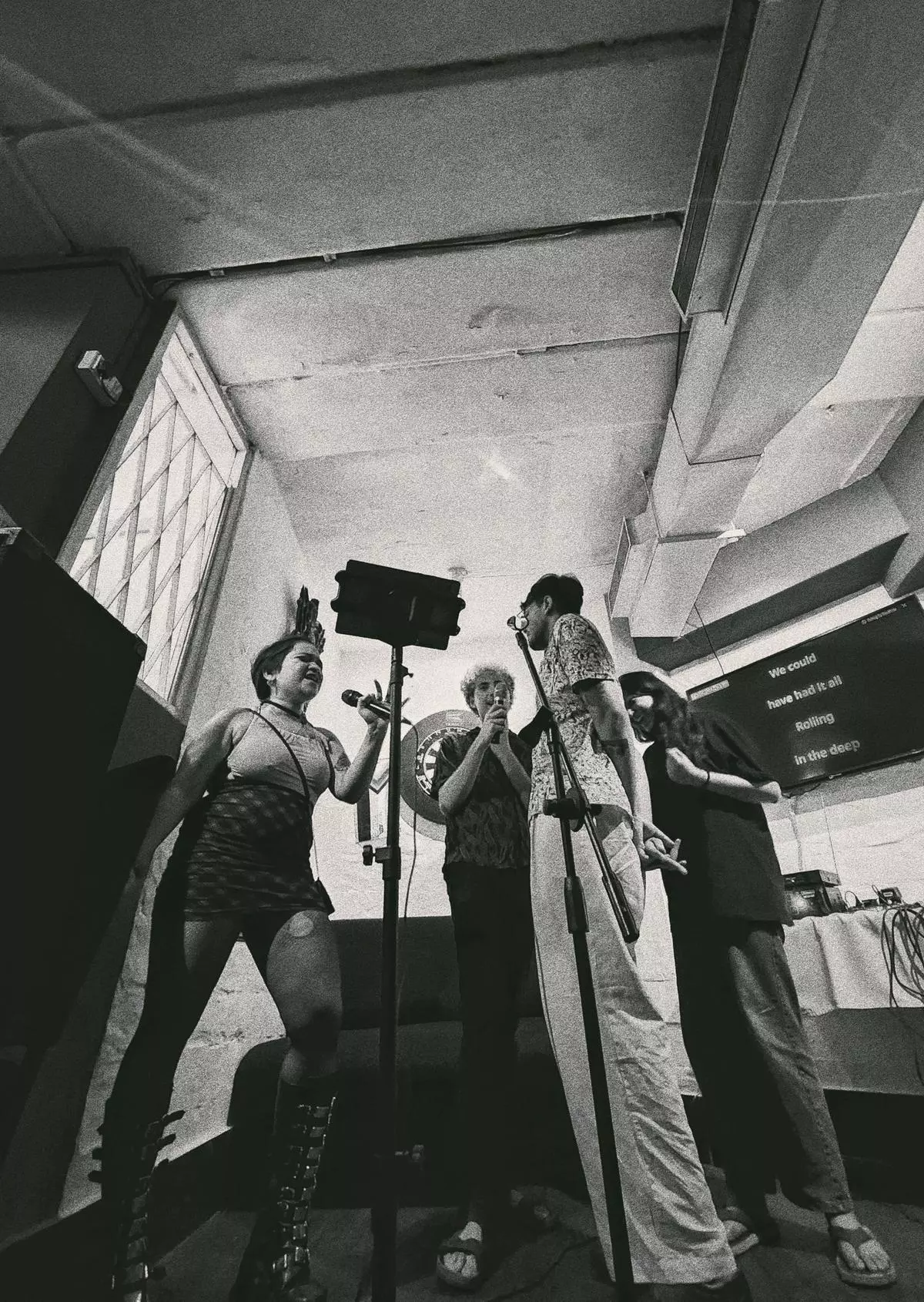 One of the karaoke nights at the Tavern-Behind-Trincas.