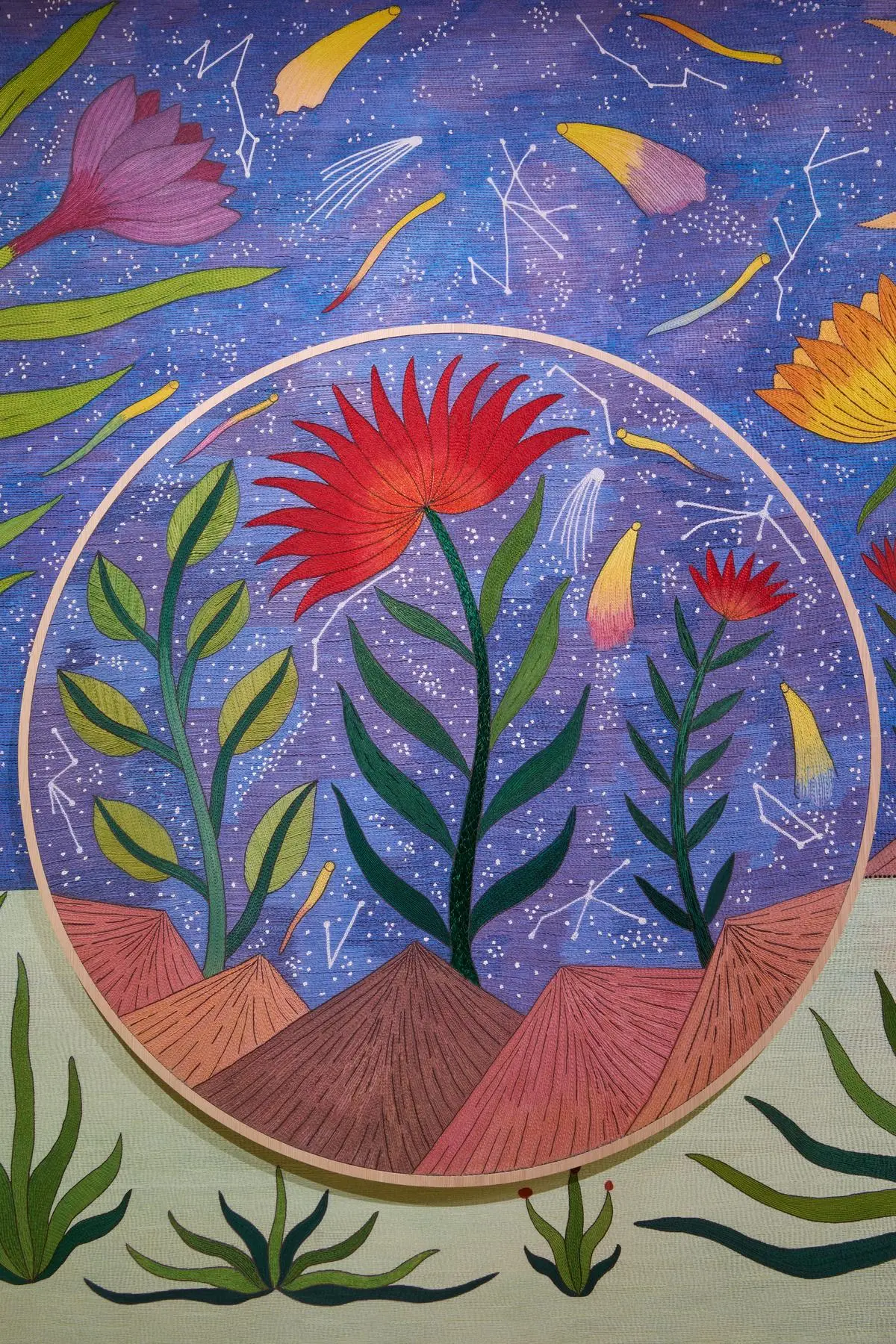 One of the panels from “The Flowers We Grew”. One of the panels from “The Flowers We Grew”.
