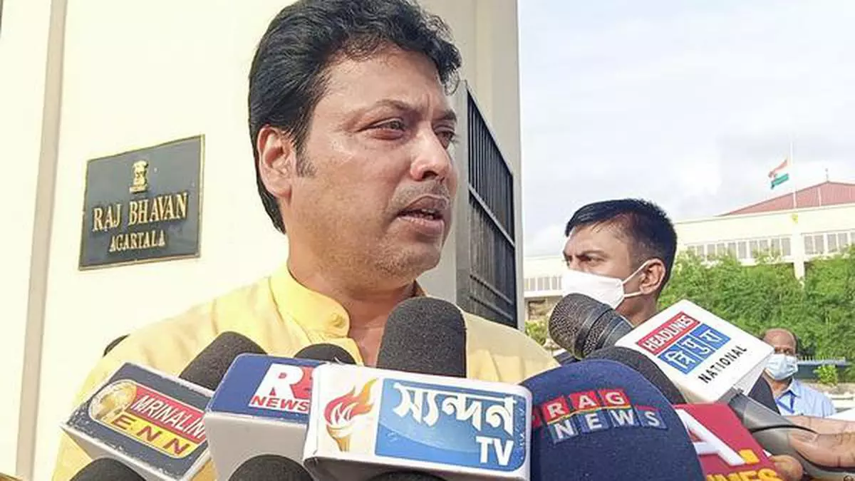 Tripura Chief Minister Biplab Deb resigns months ahead of Assembly election