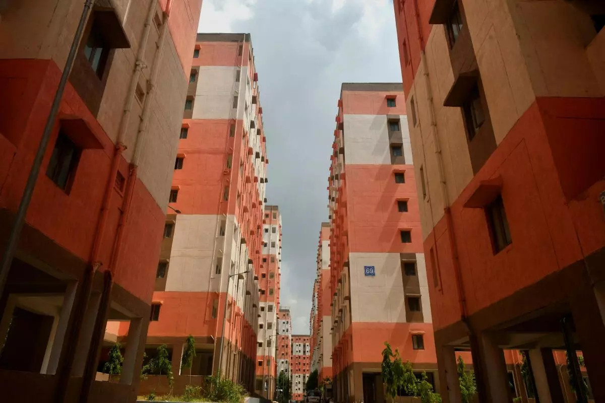 Over 70,000 houses were allocated to BPL families below the poverty line across Hyderabad and its outskirts. 