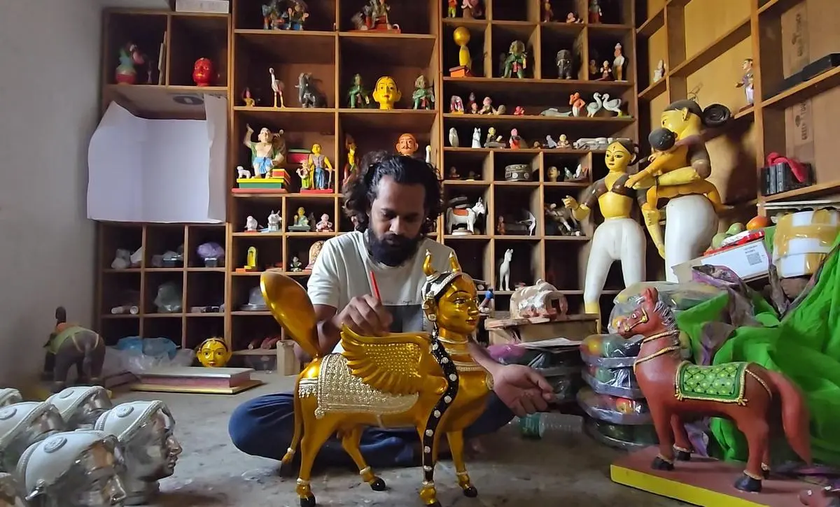 At a toy-making unit in Hubbali, Karnataka. The new codes do not allow labour unions that do not involve at least 10 per cent of the workers, or 100 workers, whichever is lower.