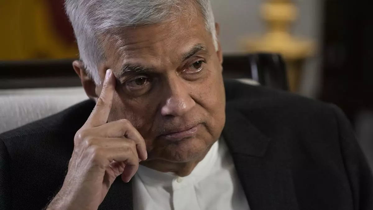 Sri Lankan Prime Minister Ranil Wickremesinghe announces his resignation