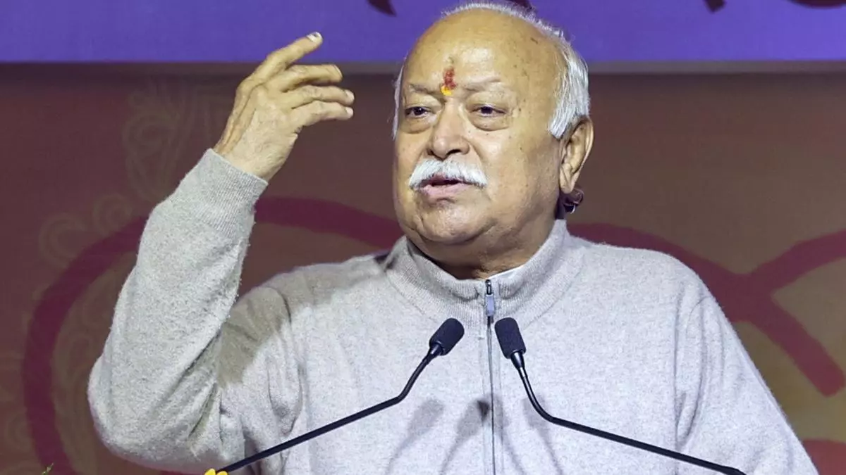 RSS Chief “Speaks” Peace, Followers Pick Hate and War