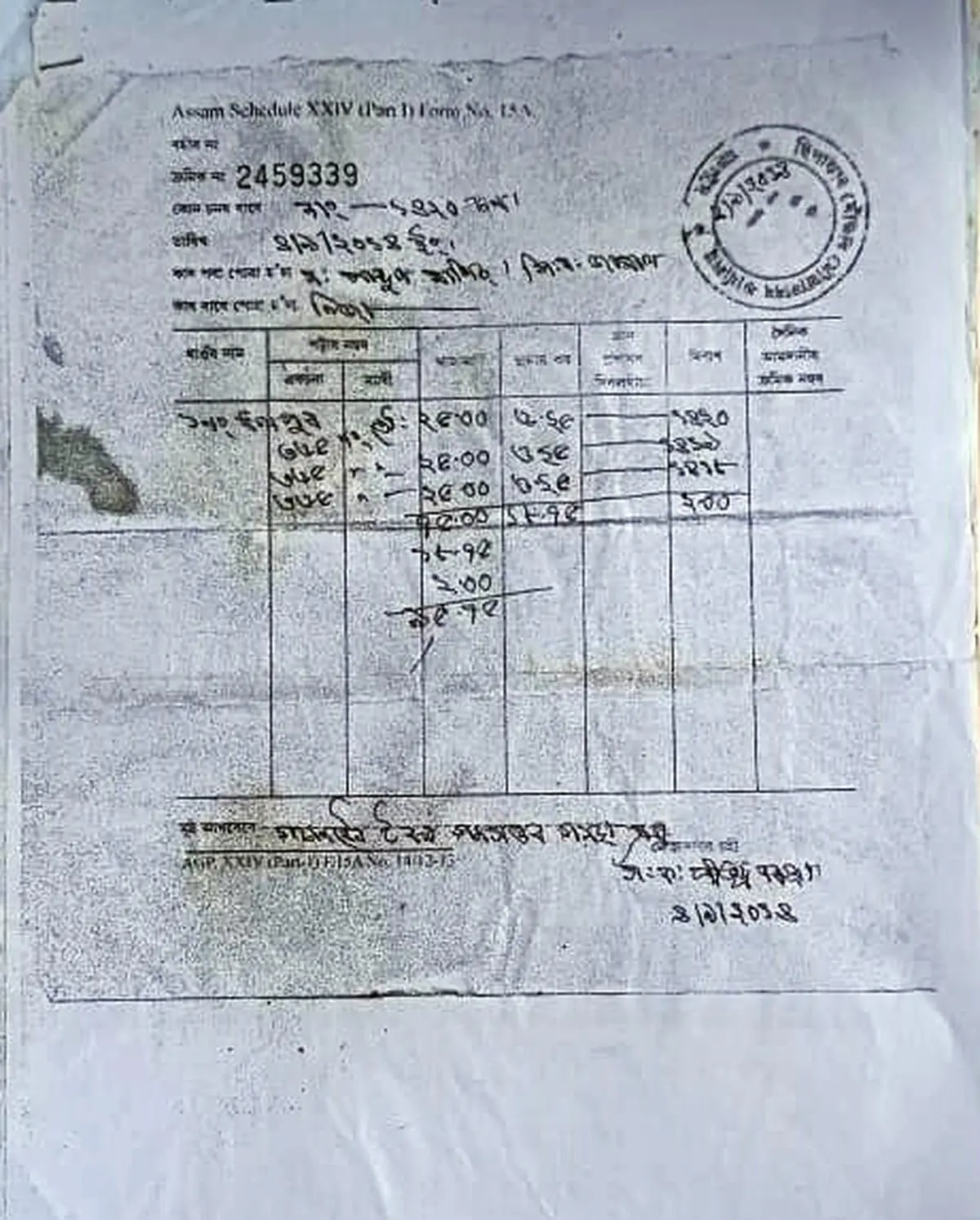 Farmer Abdul Malik said that after 2014, the local revenue office stopped collecting the land revenue tax or “khajna” tax.