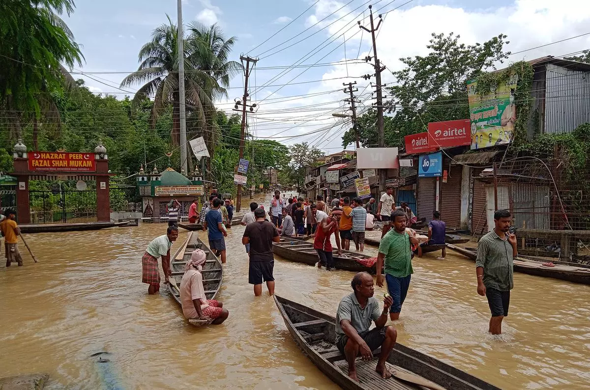 Silchar submerged: How illegal cutting of embankment led to floods ...