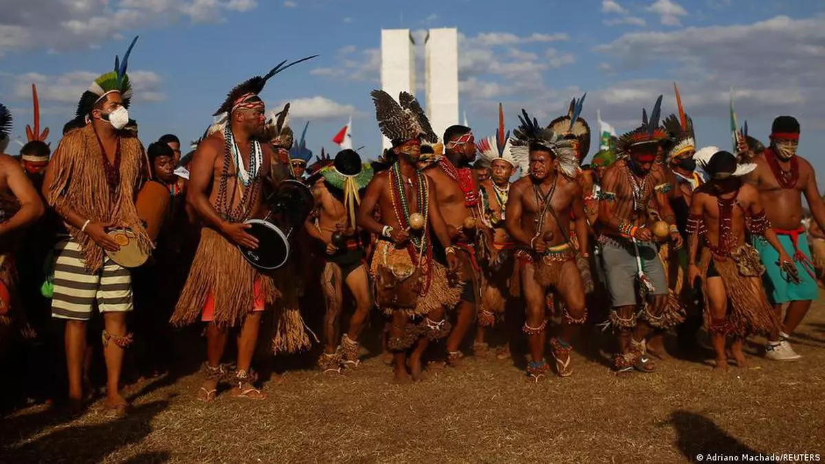 Indigenous Brazilians Protest Ahead Of Land Rights Ruling Frontline