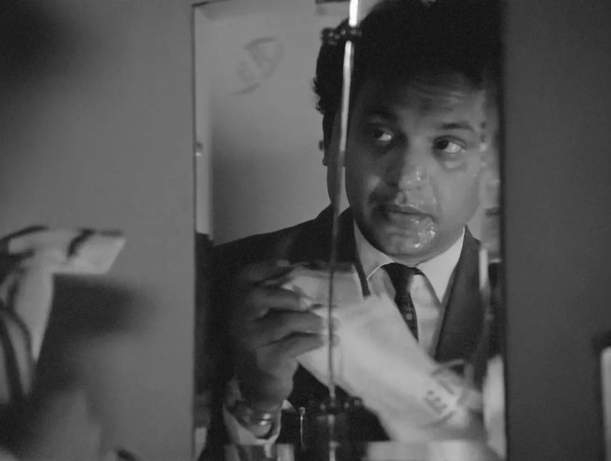 Echoing the anxieties of a newly independent nation, Nayak—a masterclass in closed cinema—remains one of Ray’s most layered and intimate films.