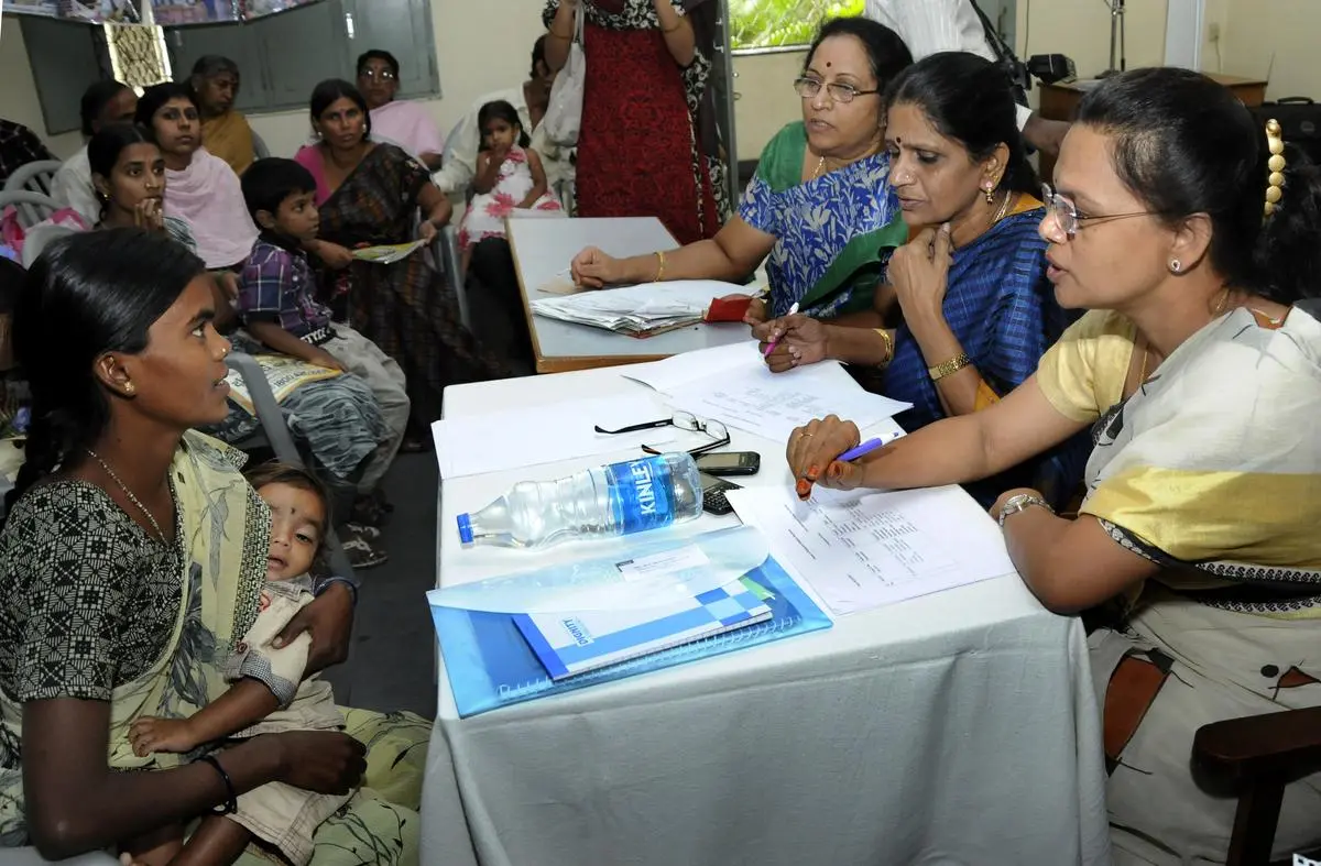 At a meeting organised by Oxfam India and Bhumika Women’s Collective in Hyderabad  in December 2012, domestic violence survivors talk about their trauma. 