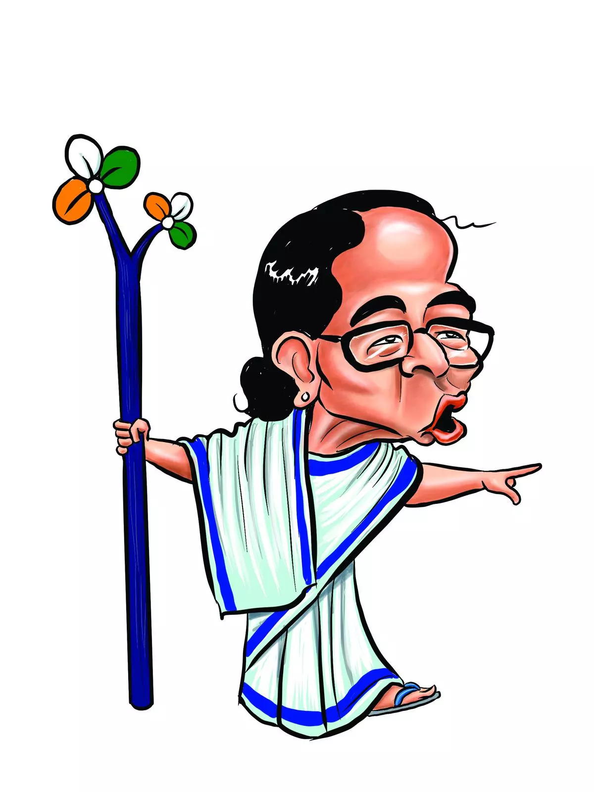 Mamata Banerjee uses canvas to protest against CAA-NRC | Indiablooms -  First Portal on Digital News Management