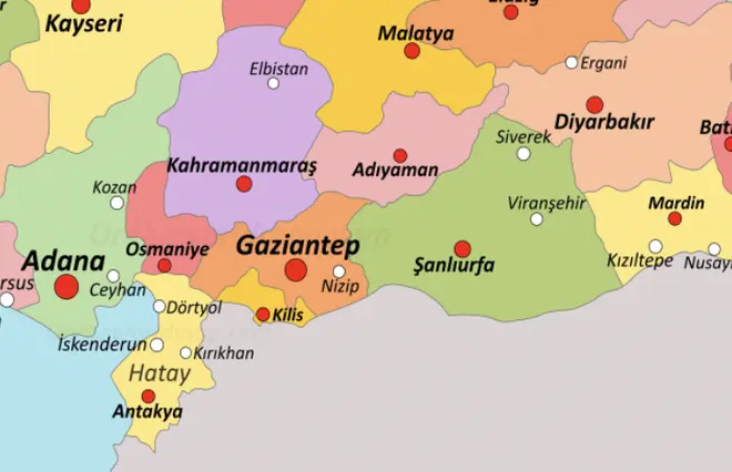 In addition to the epicentre of Kahramanmaras, another nine Turkish provinces, some along the Syrian border—Adana, Osmaniye, Hatay, Gaziantep, Kilis, Sanliurfa, Adiyaman, Diyarbakir and Malatya—were turned into ruins. In addition to the epicentre of Kahramanmaras, another nine Turkish provinces, some along the Syrian border—Adana, Osmaniye, Hatay, Gaziantep, Kilis, Sanliurfa, Adiyaman, Diyarbakir and Malatya—were turned into ruins.