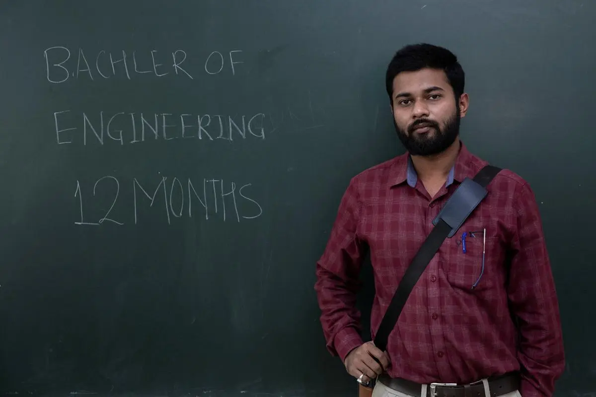 At a job fair in Chinchwad, Maharashtra in 2019. The BJP was in power in the State when two major paper leak scams took place in 2018..