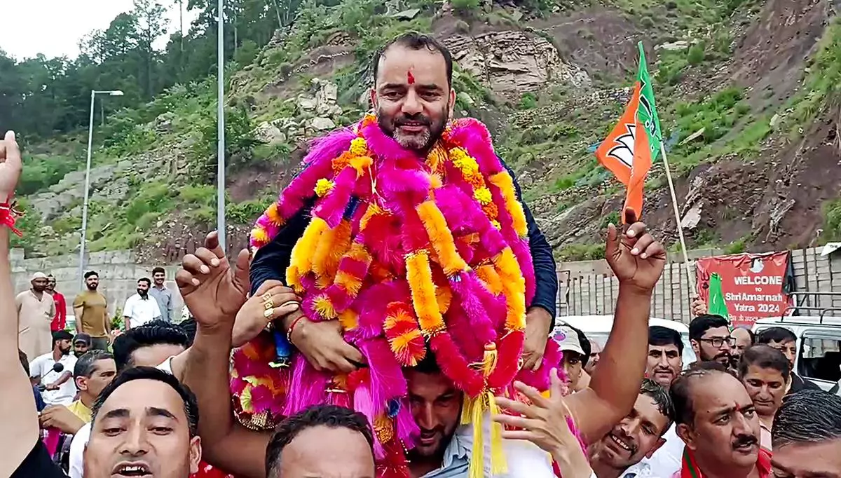 Rakesh Thakur, the BJP candidate from Ramban constituency. In Jammu, it will be a close contest between the BJP and the Congress.