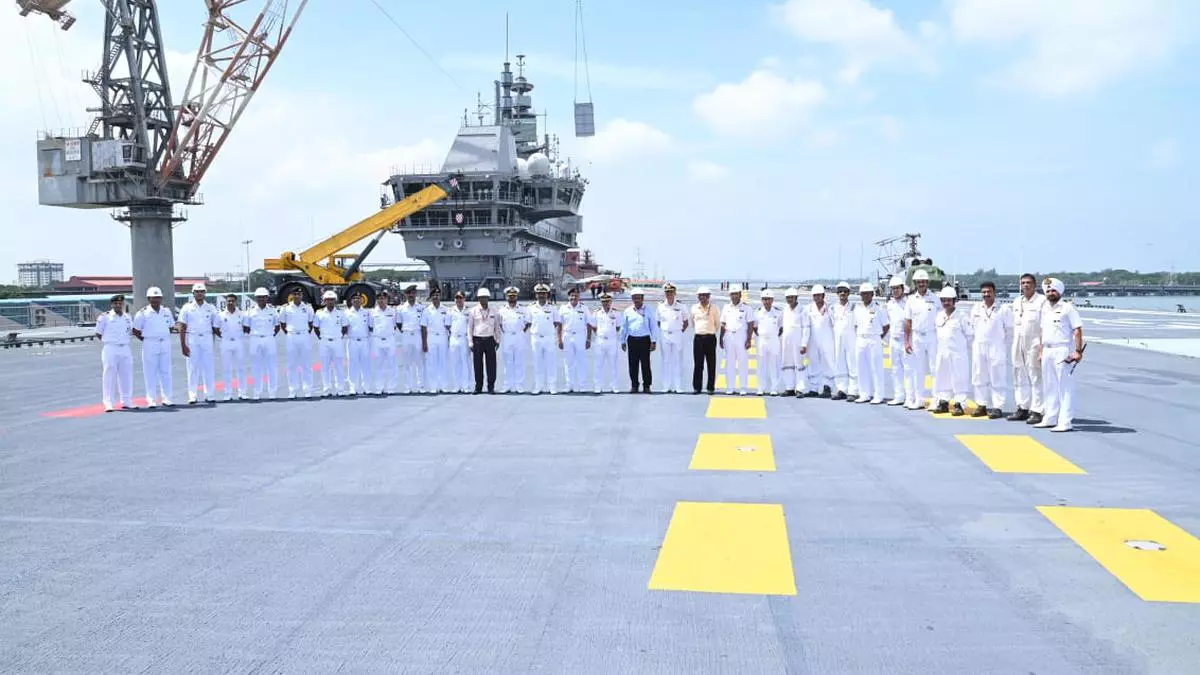 IAC-1 handed over to the Navy