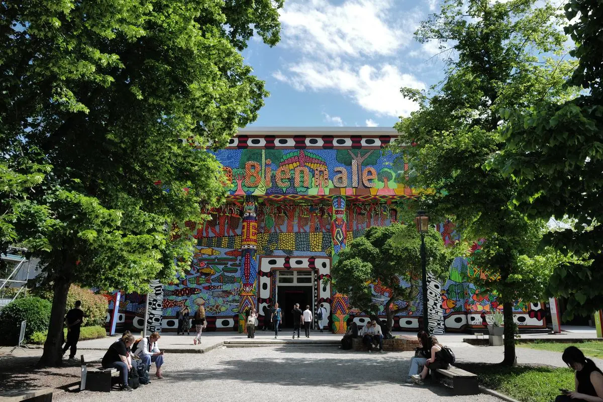 A general view of the Central Pavillion at Venice Biennale, 2024. May 1, 2024, in Venice, Italy. A general view of the Central Pavillion at Venice Biennale, 2024. May 1, 2024, in Venice, Italy.