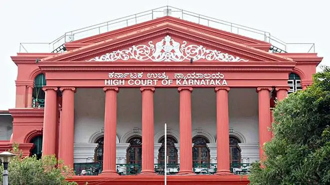 A view of the High Court of Karnataka. A view of the High Court of Karnataka.