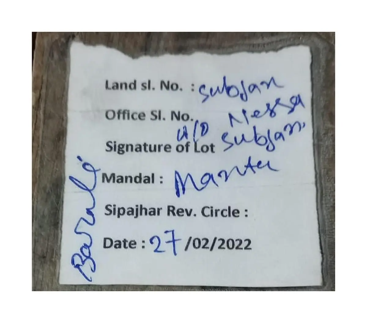 Token of Subur’s family.