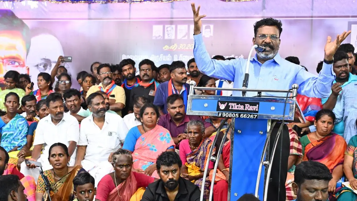 Thirumavalavan Signals Shift in Tamil Nadu Politics