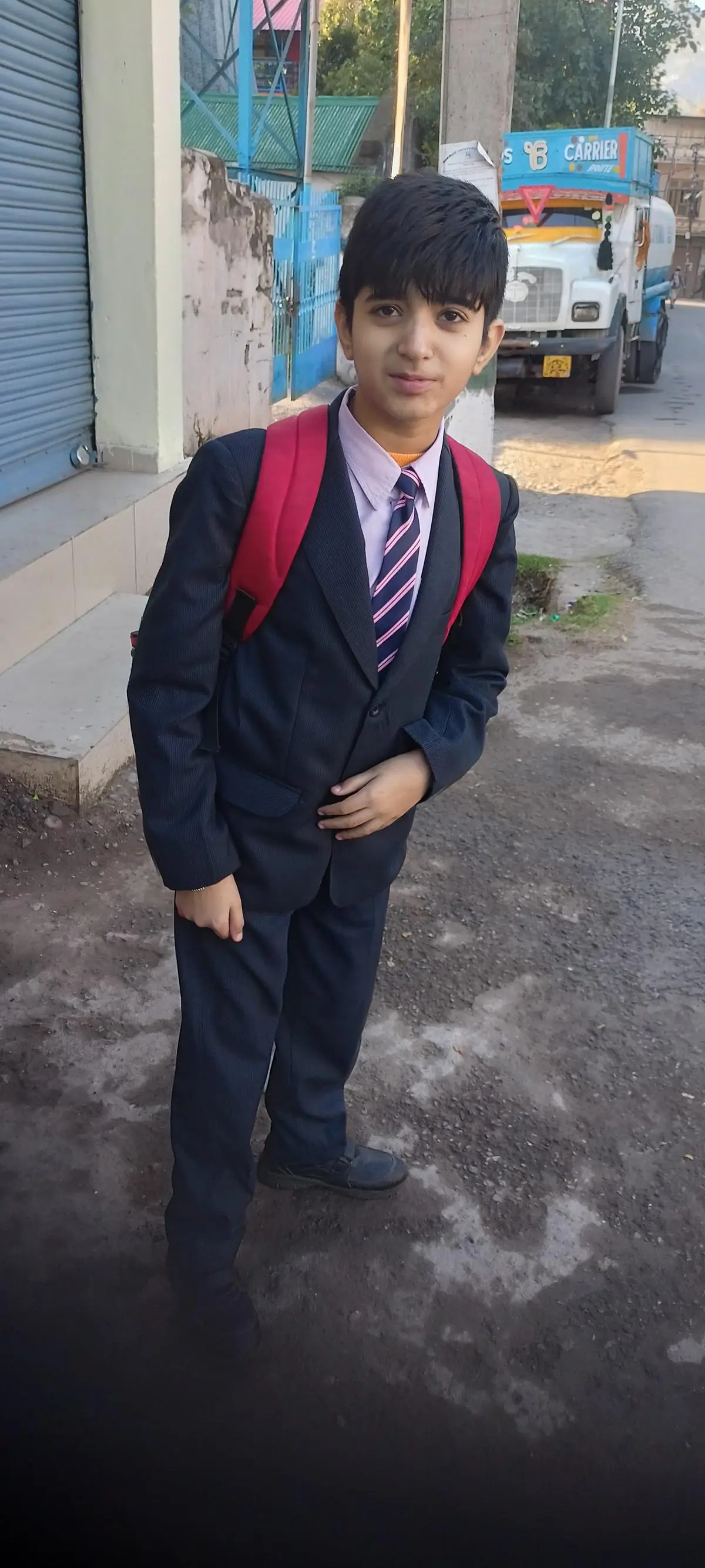 Vihaan Bhargav (13), who died on May 8 after intense shelling from the Pakistani side. Pictures show Vihaan as an affable young boy in a school uniform posing for the camera, his face askew with a half-smile, his combed-down hair nearly touching his eyebrows. Vihaan Bhargav (13), who died on May 8 after intense shelling from the Pakistani side. Pictures show Vihaan as an affable young boy in a school uniform posing for the camera, his face askew with a half-smile, his combed-down hair nearly touching his eyebrows.