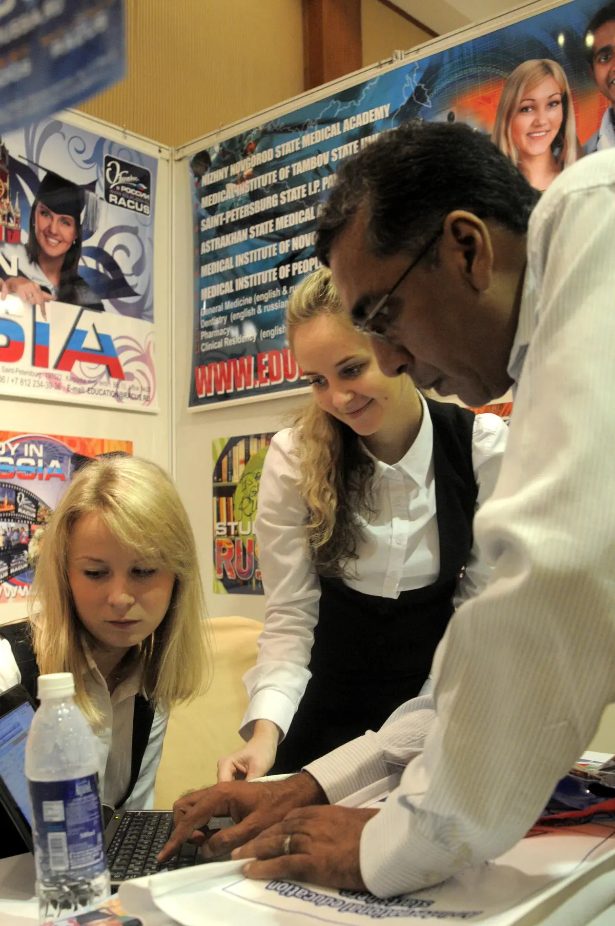 An education fair in Kochi in 2012. The 2018 KMS pegged international Kerala student migration numbers at between 1.5 and 2 lakh. 