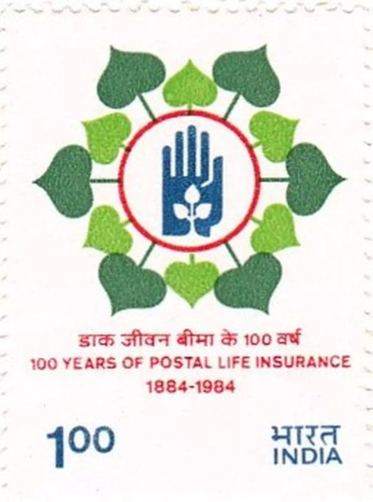 Postal Life Insurance Centenary (1984)