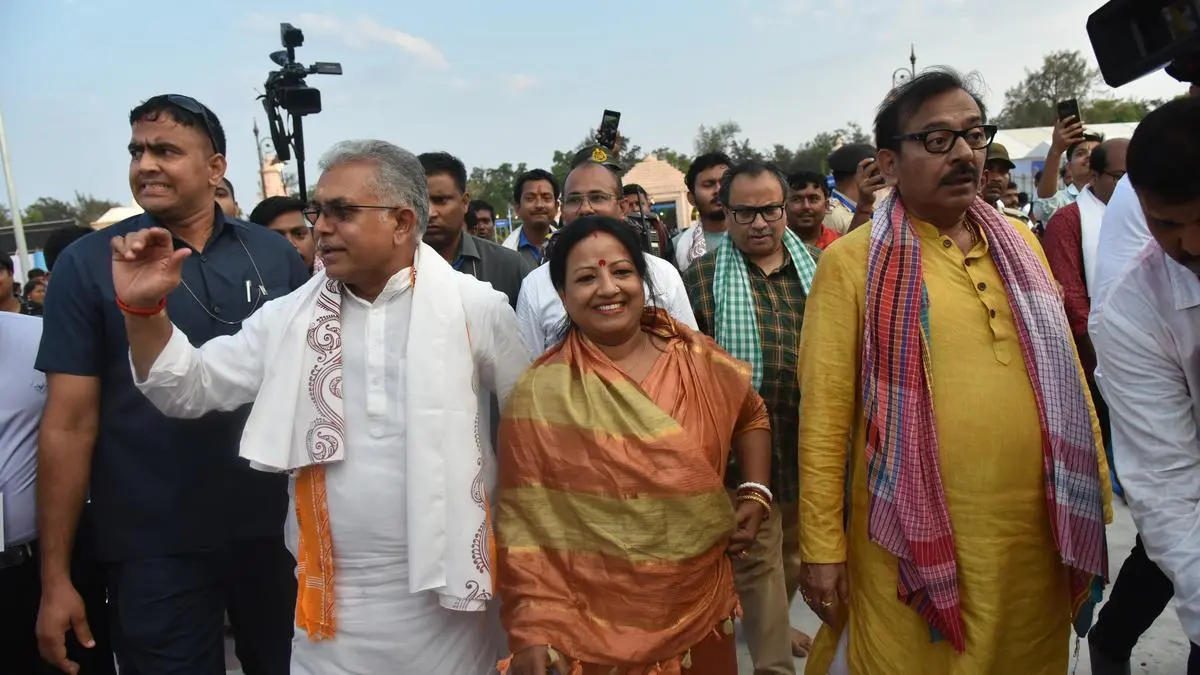 Dilip Ghosh의 방문 2026 년 서부 벵갈 선거 전 BJP Infighting ‘s Temple