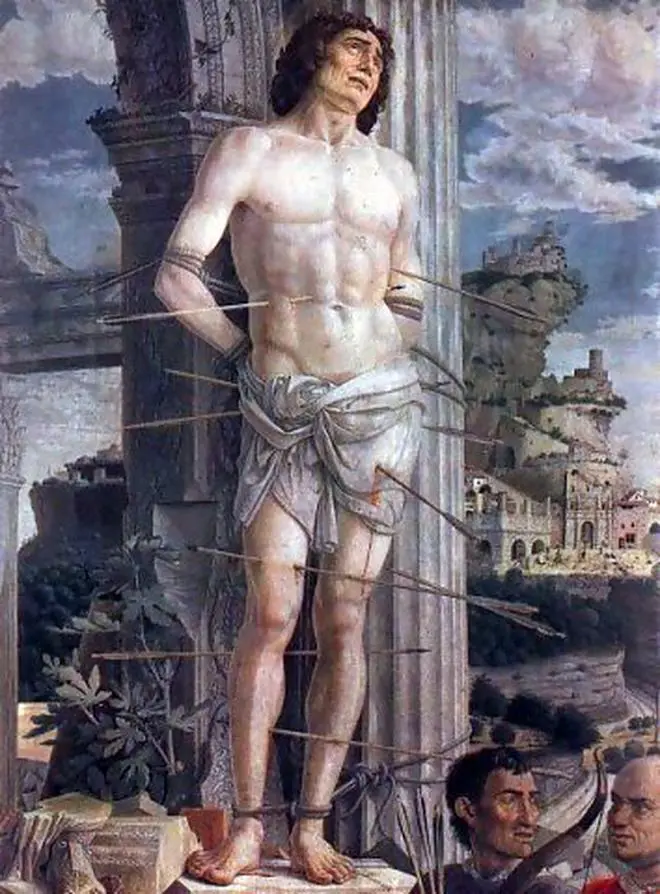 The martyrdom of Saint Sebastian by Andrea Mantegna (1431-1506). The martyrdom of Saint Sebastian by Andrea Mantegna (1431-1506).
