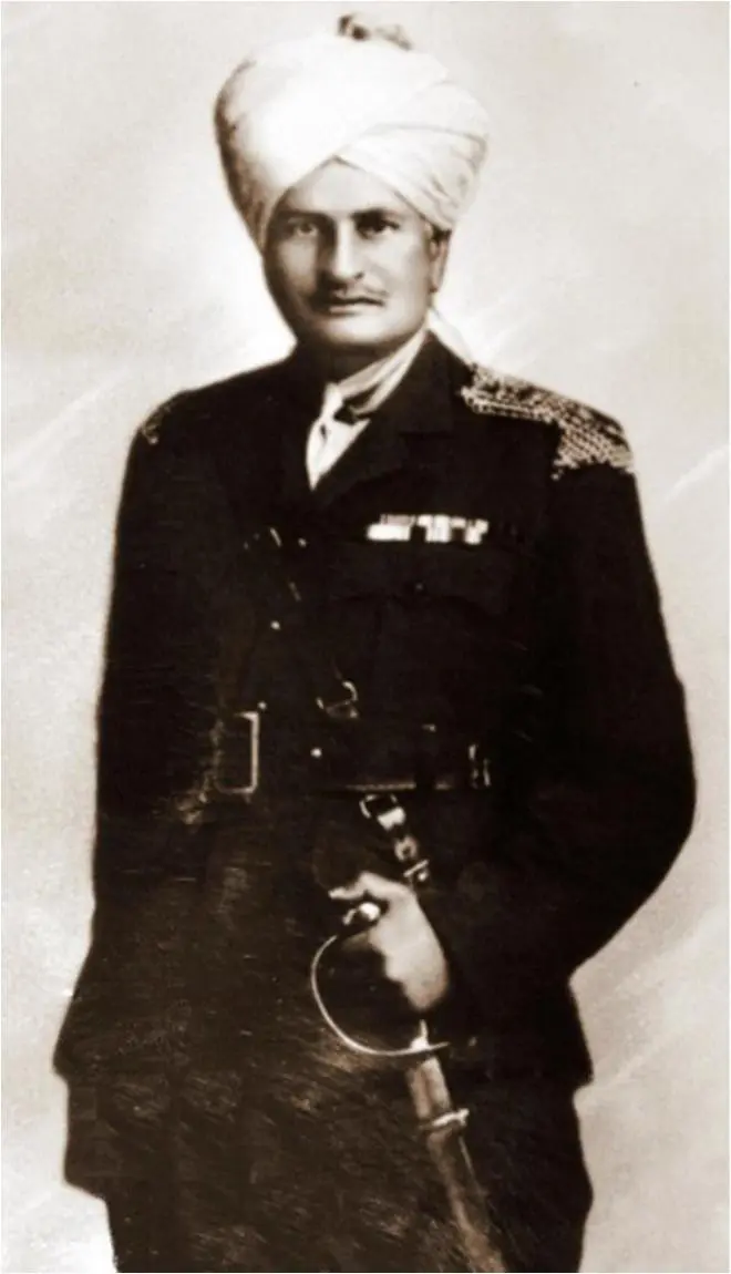 Col. J. Desraj Urs, commander of the Lancers. Col. J. Desraj Urs, commander of the Lancers.