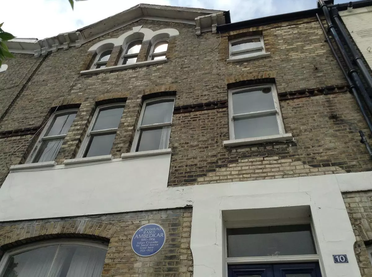 The bungalow on King Henry’s Road in North London where Dr. B R Ambedkar lived as a student in the 1920s. 