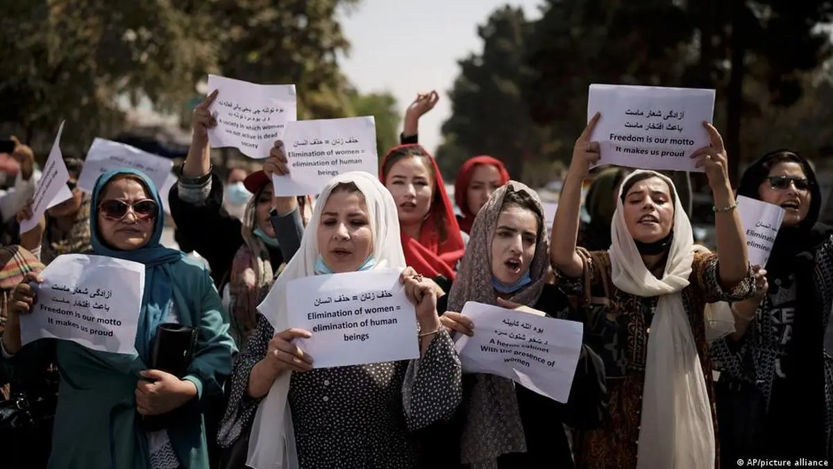 Under Taliban rule, Afghan women demand rights - Frontline
