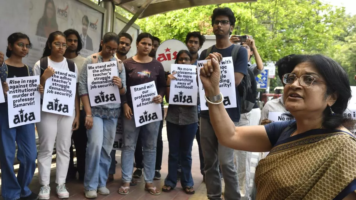 Pushed to the brink: Delhi University in the dock following suicide of ad hoc teacher