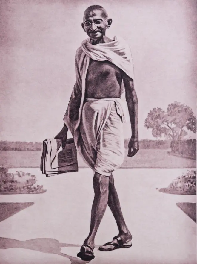 Mahatma Gandhi preferred to wear only a dhoti and shawl when he met the King of England. Asked if he was under-dressed, he reportedly replied that the King wore enough for both of them. Mahatma Gandhi preferred to wear only a dhoti and shawl when he met the King of England. Asked if he was under-dressed, he reportedly replied that the King wore enough for both of them.