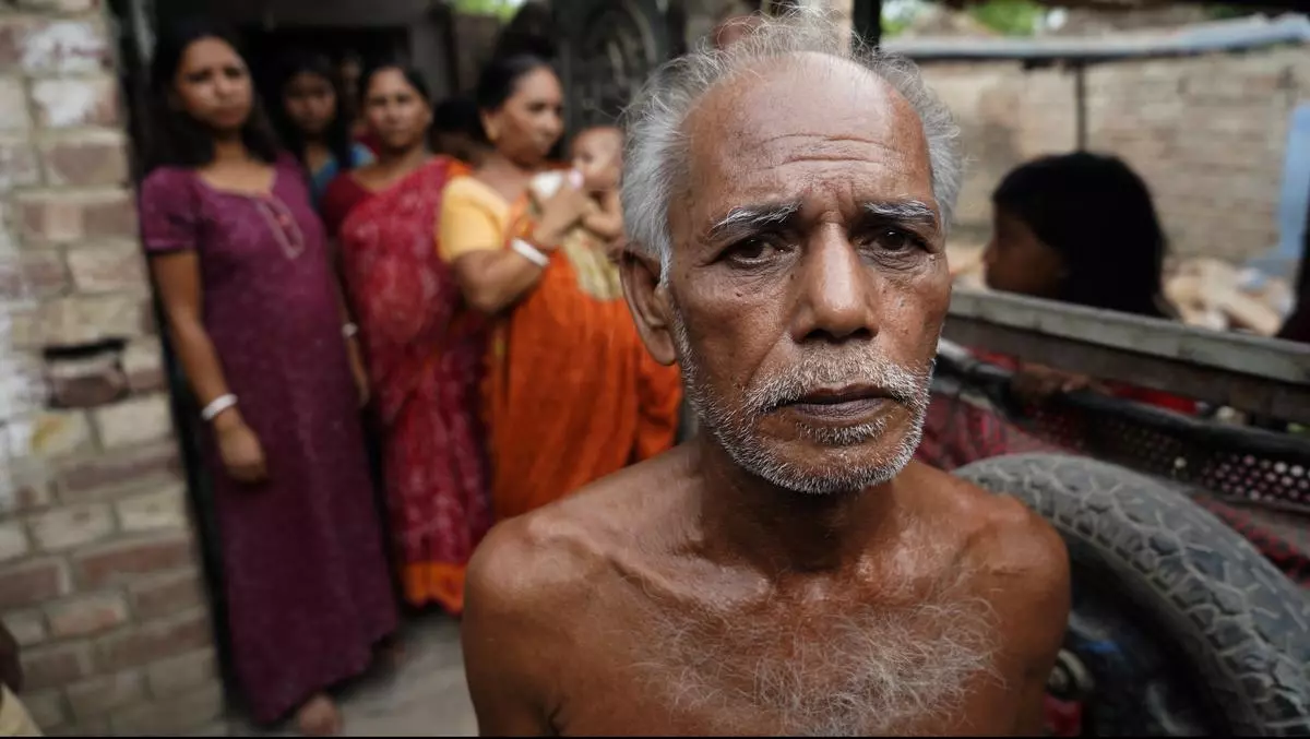 Biren Singh, a resident, pointed out that it was just a matter of time before his house too would be taken by the river, now practically at his door.  