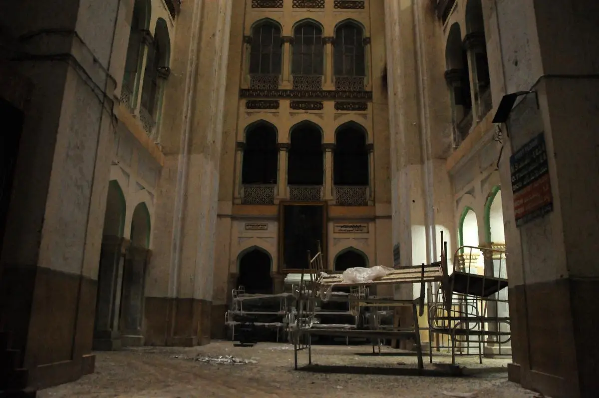 Osmania General Hospital in October 2021, when INTACH, Hyderabad chapter, held a press conference to discuss its structural condition assessment review of the over 100-year old heritage structure. An INTACH team has examined the heritage structure from roof to floor at least four times since 2015.