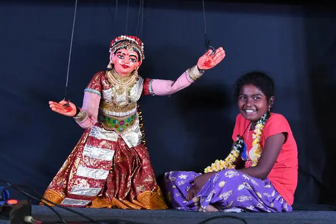 A bommalattam (puppetry) show at Chennai Sangamam. A bommalattam (puppetry) show at Chennai Sangamam.