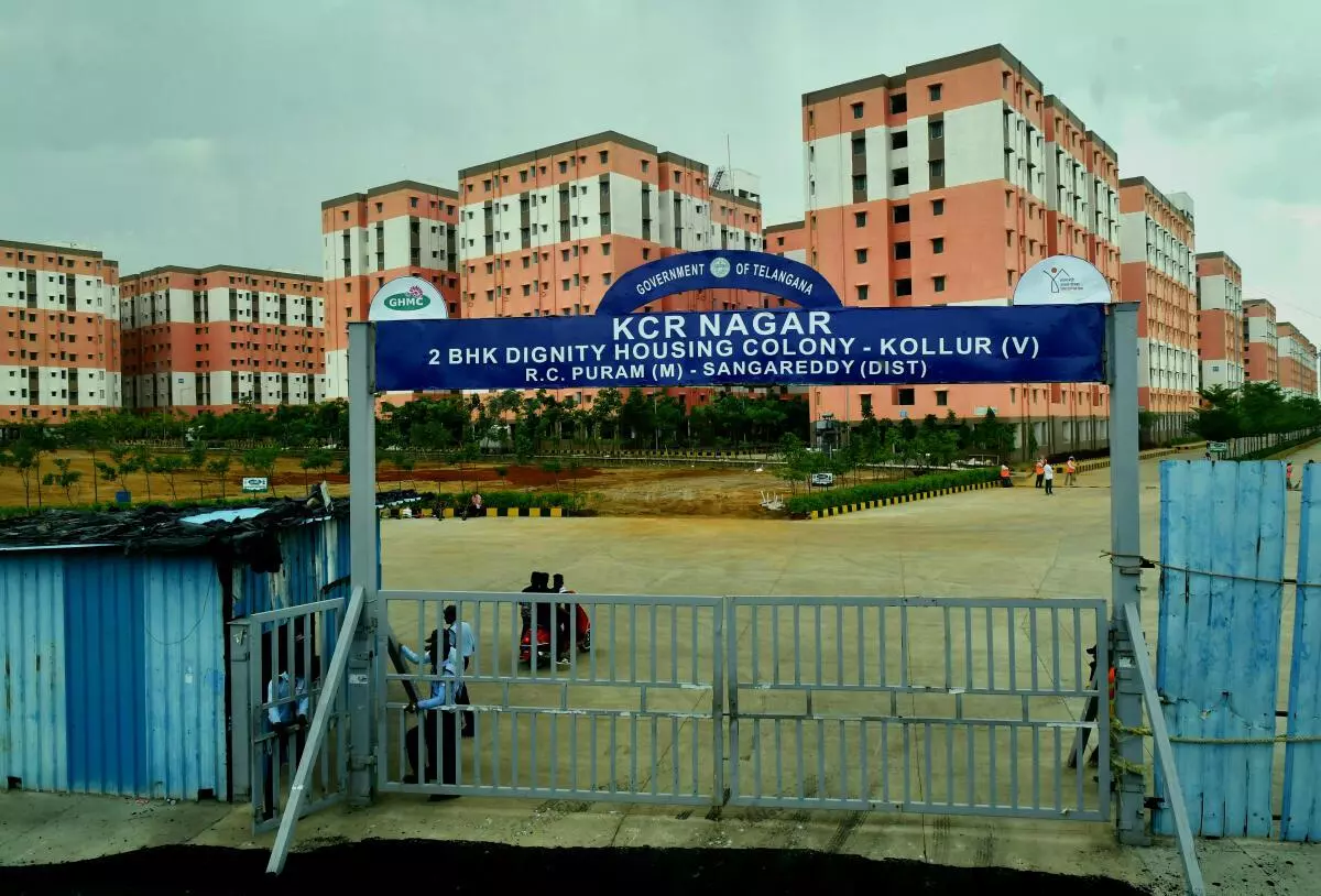 Nearly one lakh people can reside in the colony. 