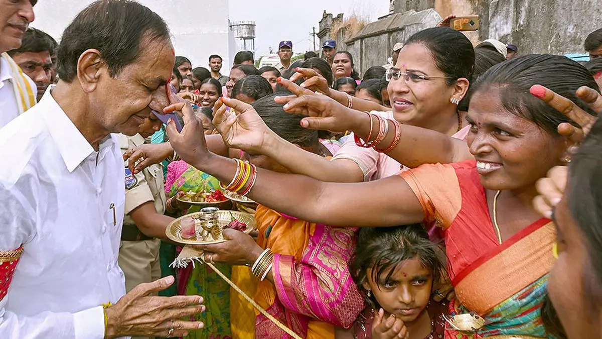 With his focus on welfare schemes, K. Chandrashekar Rao holds a commanding lead in Telangana