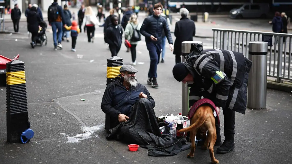 Starving and homeless in United Kingdom