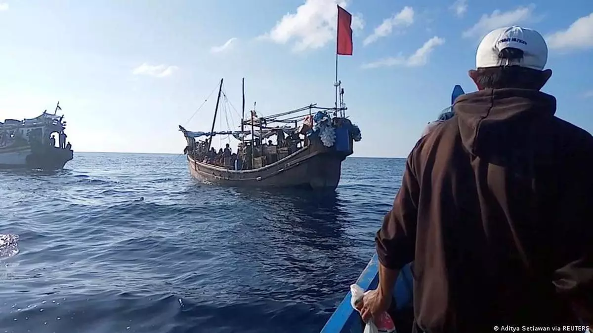 Indonesia denies entry to Rohingya stranded at sea