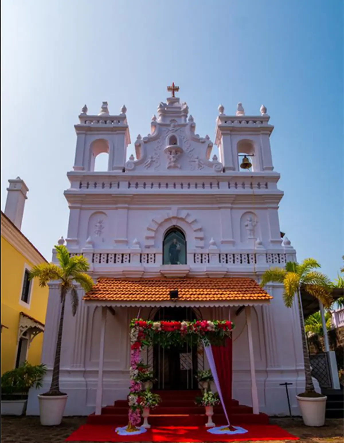 Church at Fort Terekhol in Goa. Catholics who enter into canonical marriages are required by the Church to complete a marriage formation course in which they are educated about what they are legally agreeing to. 