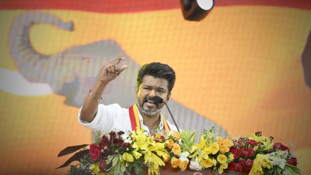 Actor Vijays TVK Party Launch: Star Power Meets Ideological Confusion in  Tamil Nadu Politics - Frontline
