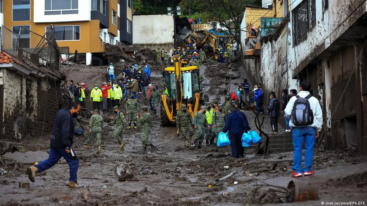 Ecuador Landslide kills dozens in Quito Frontline