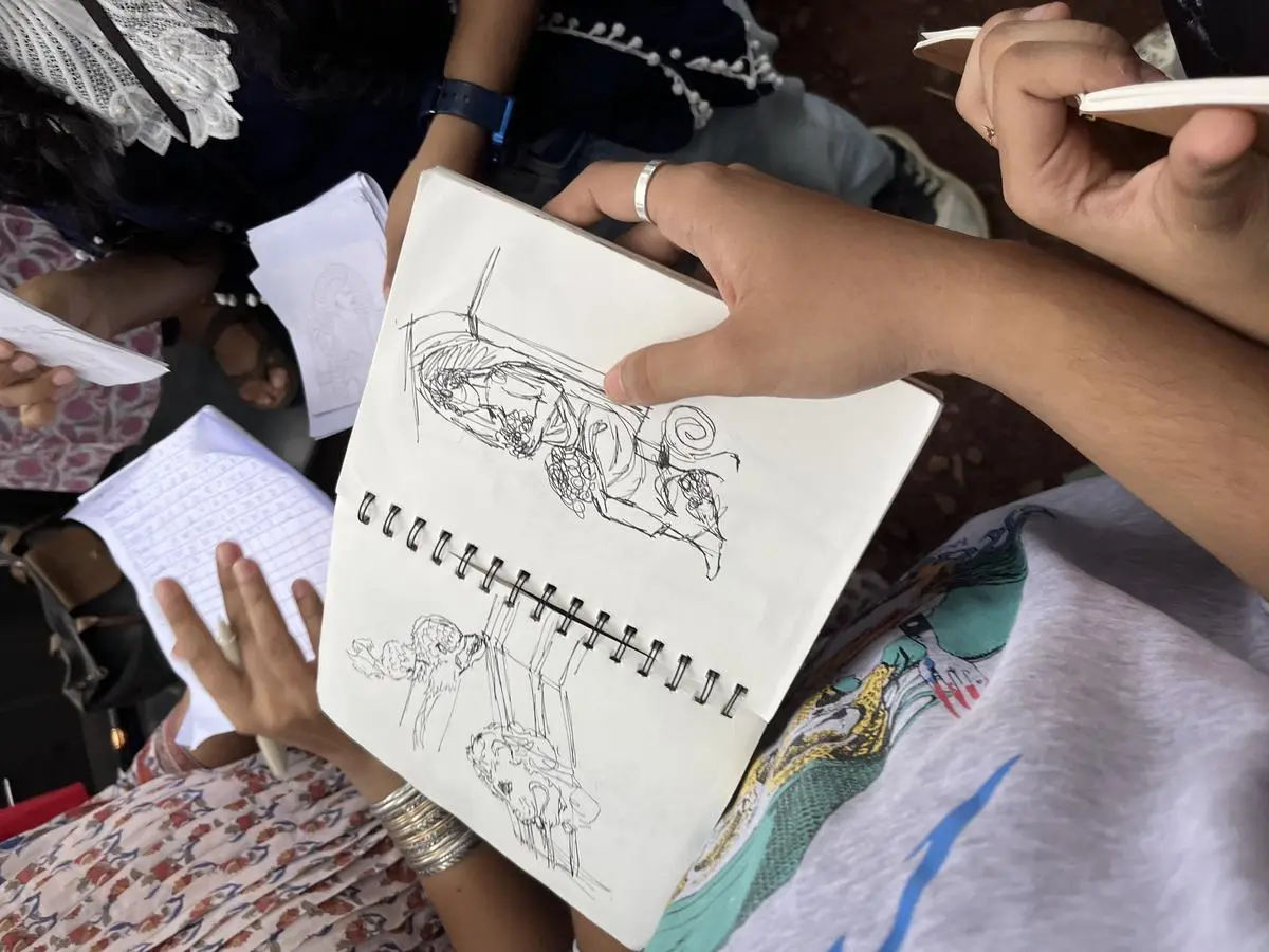 Sarmaya partnered with Urban Sketchers in Mumbai on September 24, 2024. 