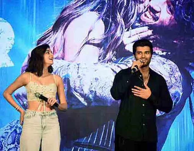 Actors Vijay Deverakonda (right) and Ananya Panday during a promotion of their film Liger, in Mumbai on July 31, 2022. The movie, which was targeted by a boycott call, failed at the box office. Actors Vijay Deverakonda (right) and Ananya Panday during a promotion of their film Liger, in Mumbai on July 31, 2022. The movie, which was targeted by a boycott call, failed at the box office.