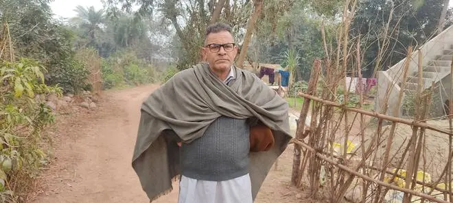 Balbir Singh, a resident of Kathua’s Jamral village. Balbir Singh, a resident of Kathua’s Jamral village.
