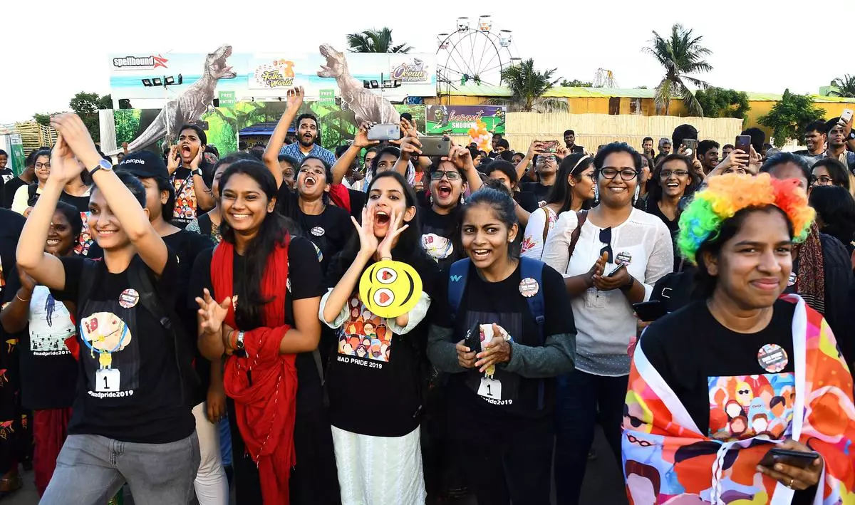 Mad pride 2019 parade march and celebration at Besant Nagar, Chennai.