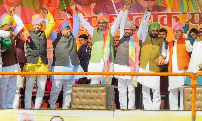 A Pasmanda Sammelan in Uttar Pradesh’s Rampur on November 12. A Pasmanda Sammelan in Uttar Pradesh’s Rampur on November 12.