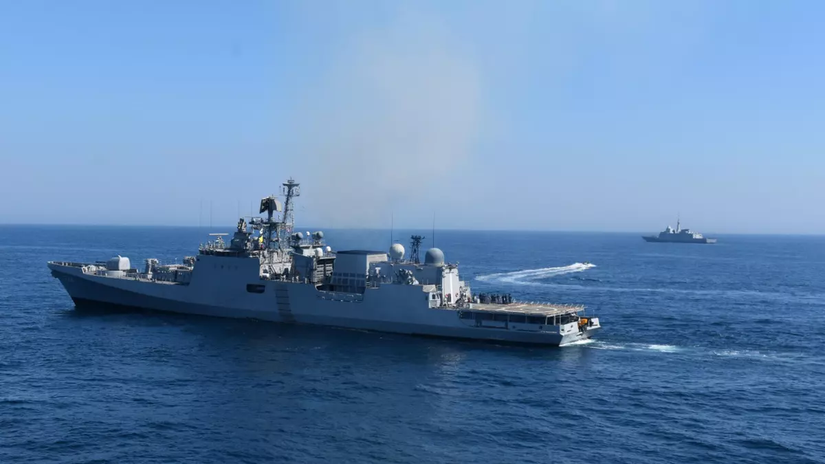 INS Tabar concludes two-day naval exercise with the French Navy - Frontline