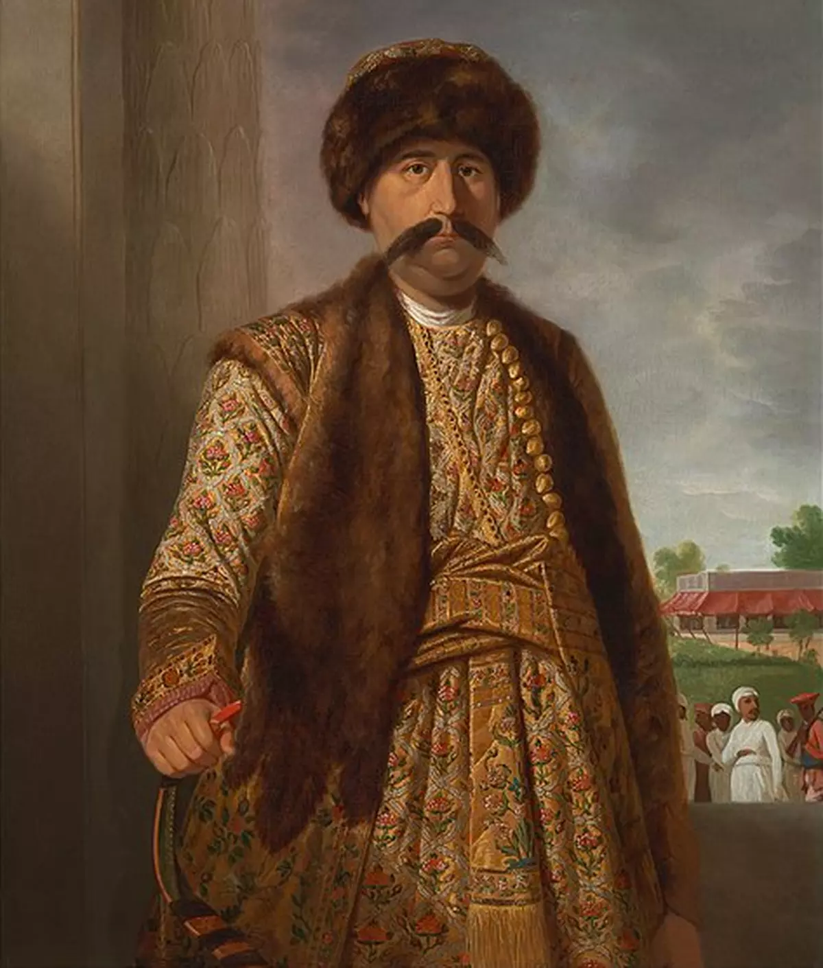 Shuja-ud-Daula, Nawab of Awadh. Mukhoty says that Shuja was committed to making Awadh a great centre of culture and political importance.