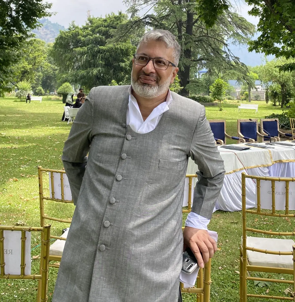 Hakim Sameer Hamdani, Srinagar-based architect and art historian who led the documentation project. Hamdani is Design Director with INTACH, Jammu & Kashmir.